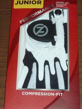 Zero Friction Junior Left Hand Compression Fit Golf Glove